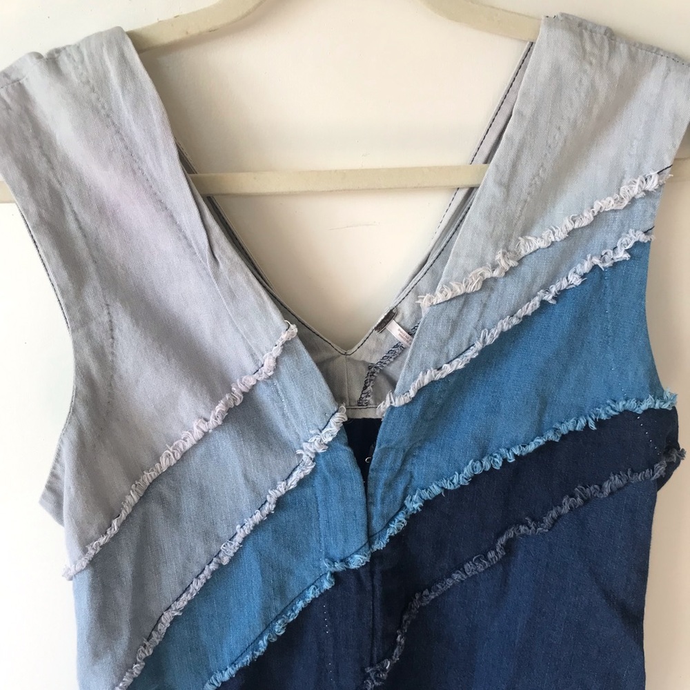 Rare Free People Denim Dress